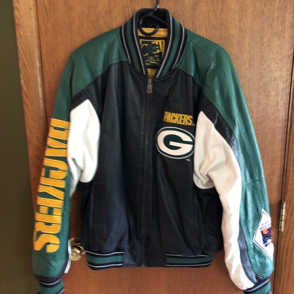 Green Bay Packers all leather jacket